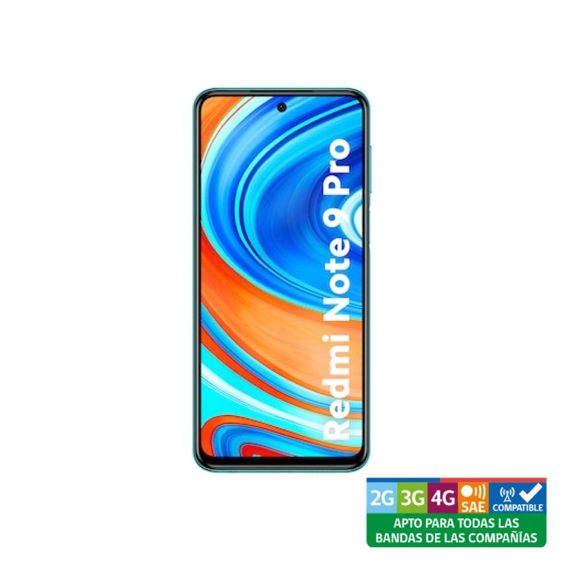 XIAOMI - Xiaomi Redmi Note 9 Pro 128GB Verde Reacondicionado