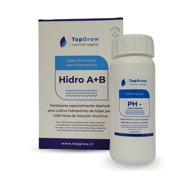 GENERICO - Fertilizante Sales nutritivas Hidroponía 1000l  Controlador De Ph