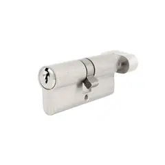 ODIS - Cilindro Llave-Seguro 70mm - Niquél Satinado