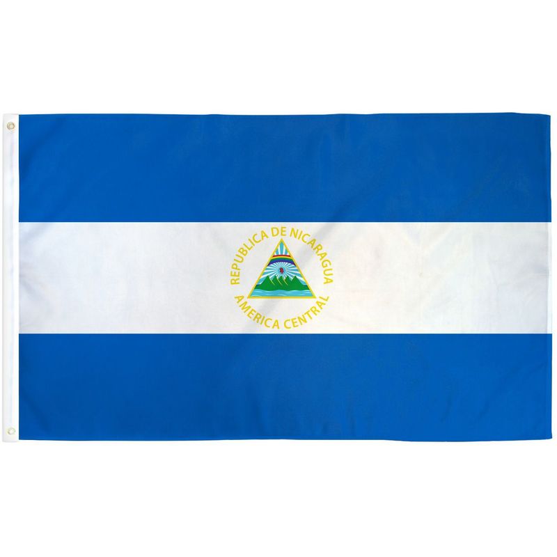GENERICO - Bandera de Nicaragua de 150cm x 90cm
