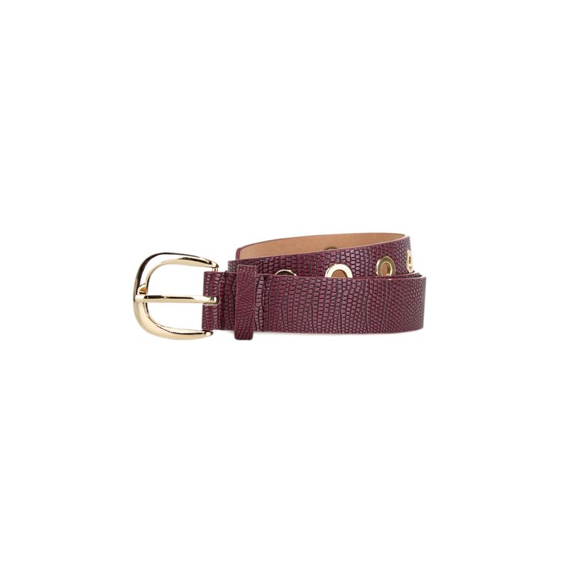 CARVEN - Cinturón mujer Parma burdeo Carven Paris