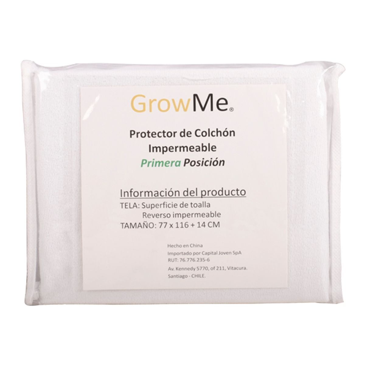 GROWME - Protector infantil para colchón 116x77x altura 10-14
