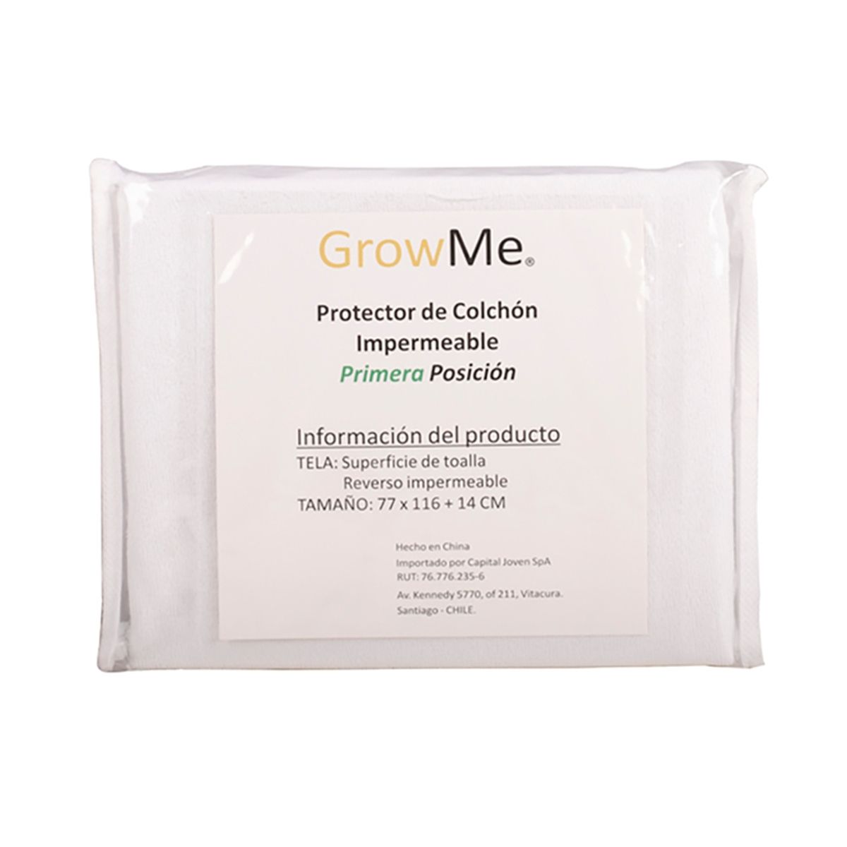 GROWME - Protector infantil para colchón 116x77x altura 10-14