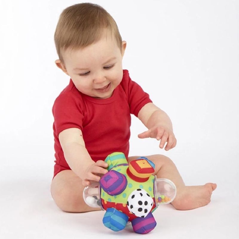 GENERICO - Pelota Con Sonajeros Juguete Desarrollo Sensorial Para Bebé