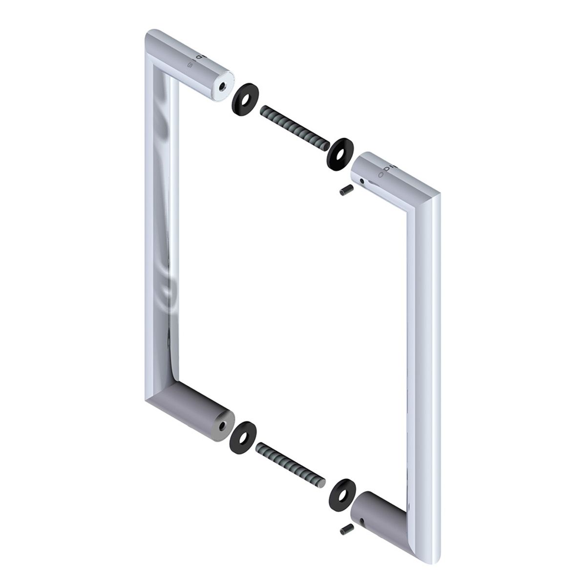 ODIS - Tirador Odis tipo 9480 25x300mm - Plata