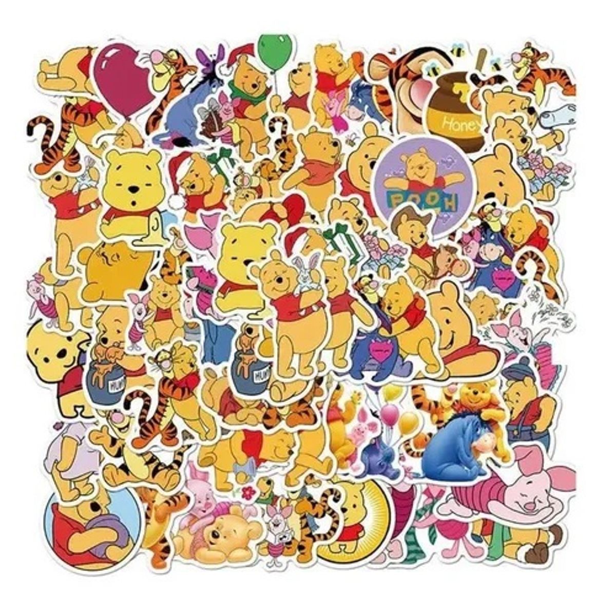 50 Stickers Winnie Pooh - Etiquetas Autoadhesivas, marca GARSIL - Foto Principal