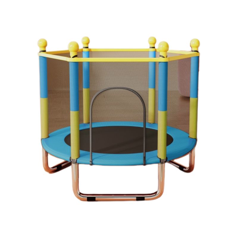 CRUSEC - Mini Trampolin Cama Elastica Pequeña Para Niños Color Azul