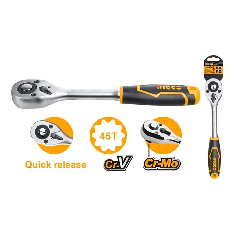 Llave Chicharra Cuadrante 3-8 Pulgadas Hrth0838