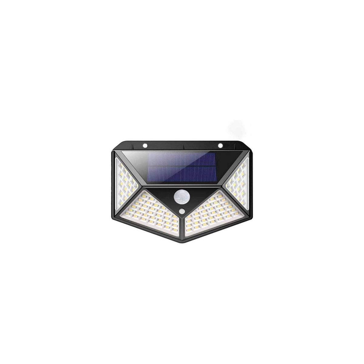 GENERICO - Pack x 5 Focos Solares 100 Led Sensor de Movimiento