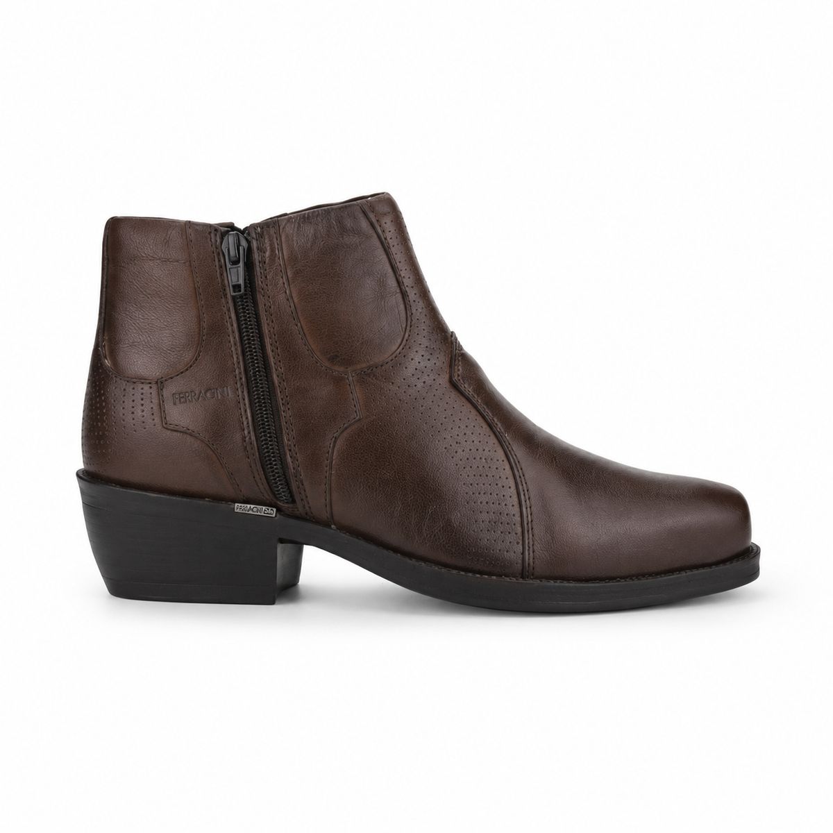 FERRACINI - Botin Hombre Café Oscuro Casual Ferracini 9015