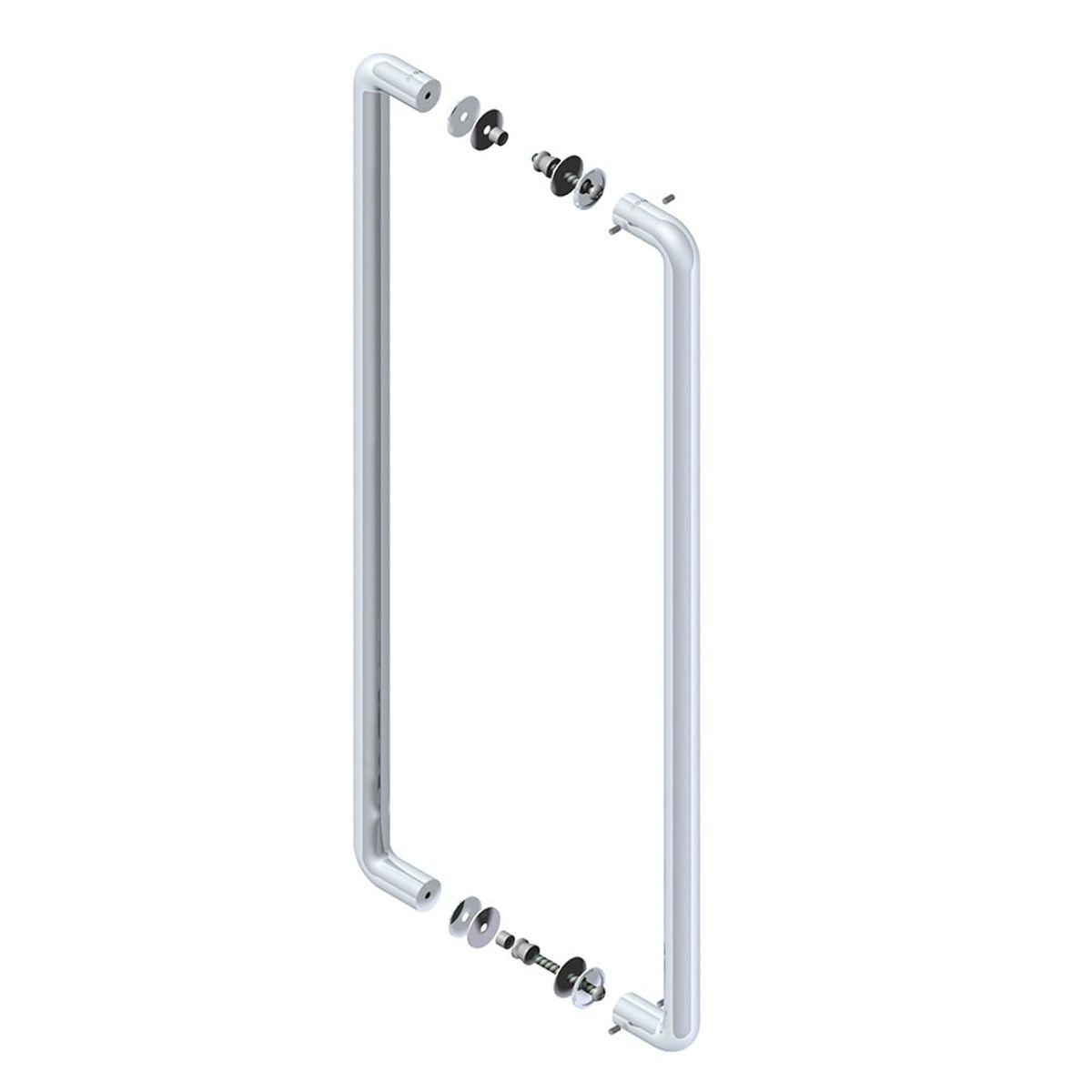 ODIS - Tirador Doble Odis 9380 30x800mm - Plata