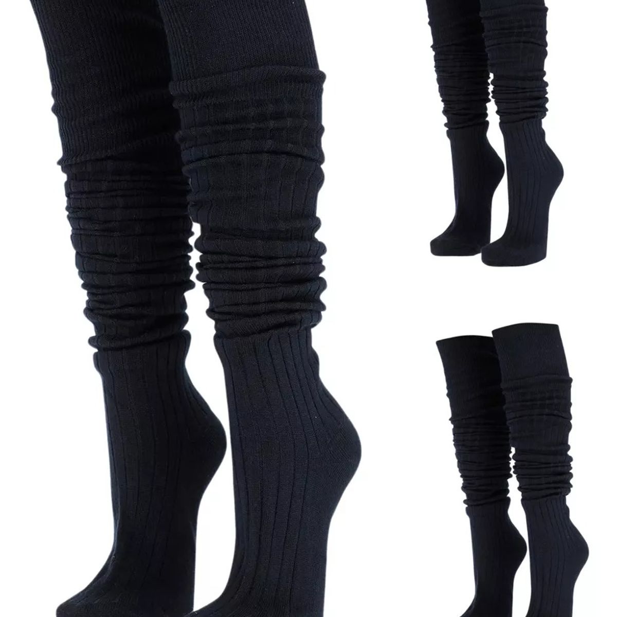 EVERSO - pack 6 pares de calcetas Largas Bucaneras Escolares.