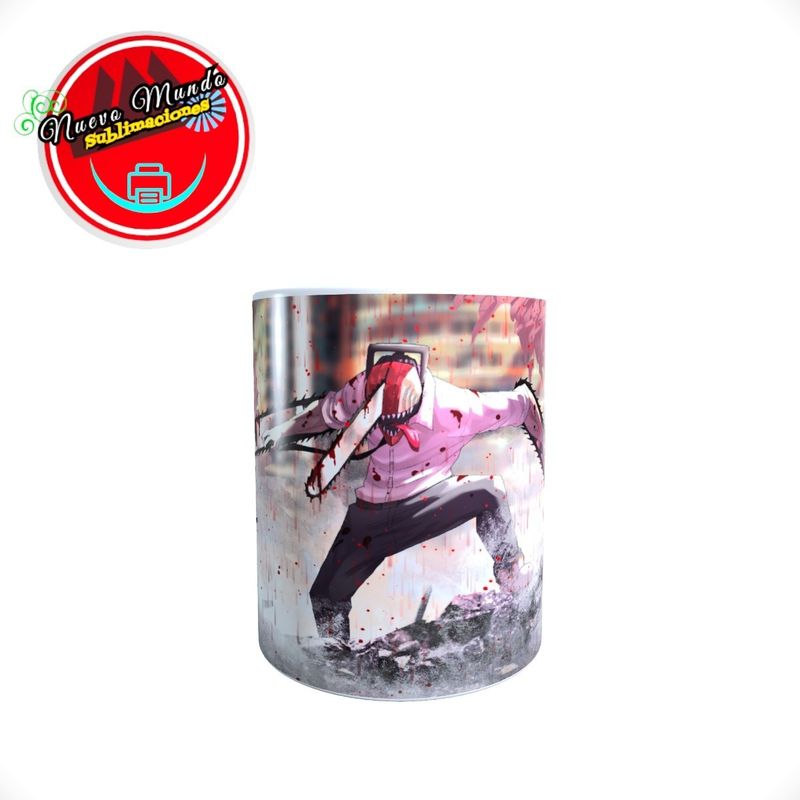 GENERICO - Taza Blanca De Chainsaw Man