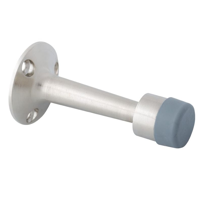ODIS - Tope Puerta Odis Recto a Muro - Plata Satinado