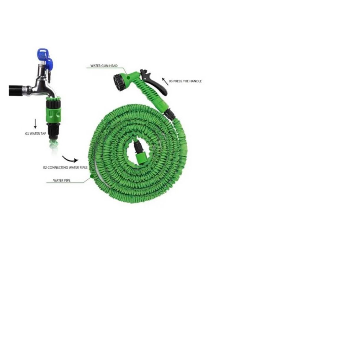 GENERICO - Manguera Retráctil Expandible 22.5 metros