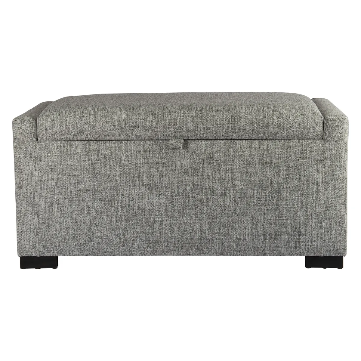 GENERICO - Banqueta con Baúl Leyzy Gris Claro Omega 40X55X105 cm Máxima Design