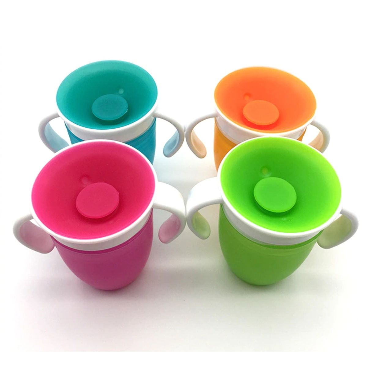 GENERICO - Vaso Antiderrame 360° Para Bebés Celeste
