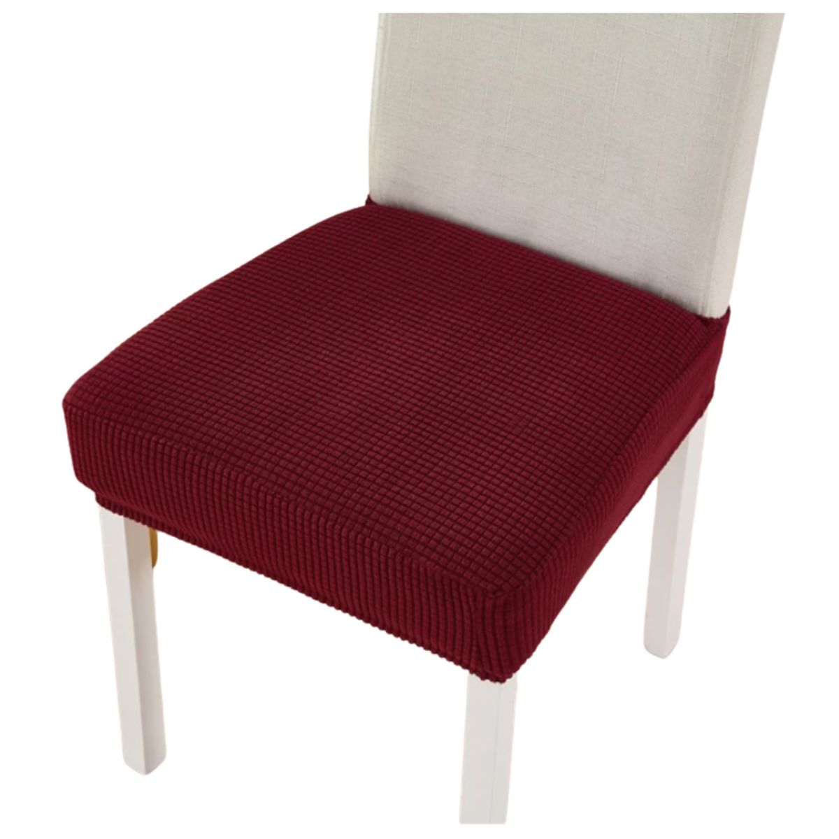 GENERICO - Pack de 6 fundas Protectoras Cubre Asientos de sillas de comedor