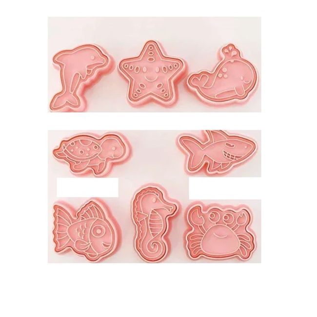 Pasteleria - Moldes Para Galletas Peces Molde Galletas Cortadores Mar