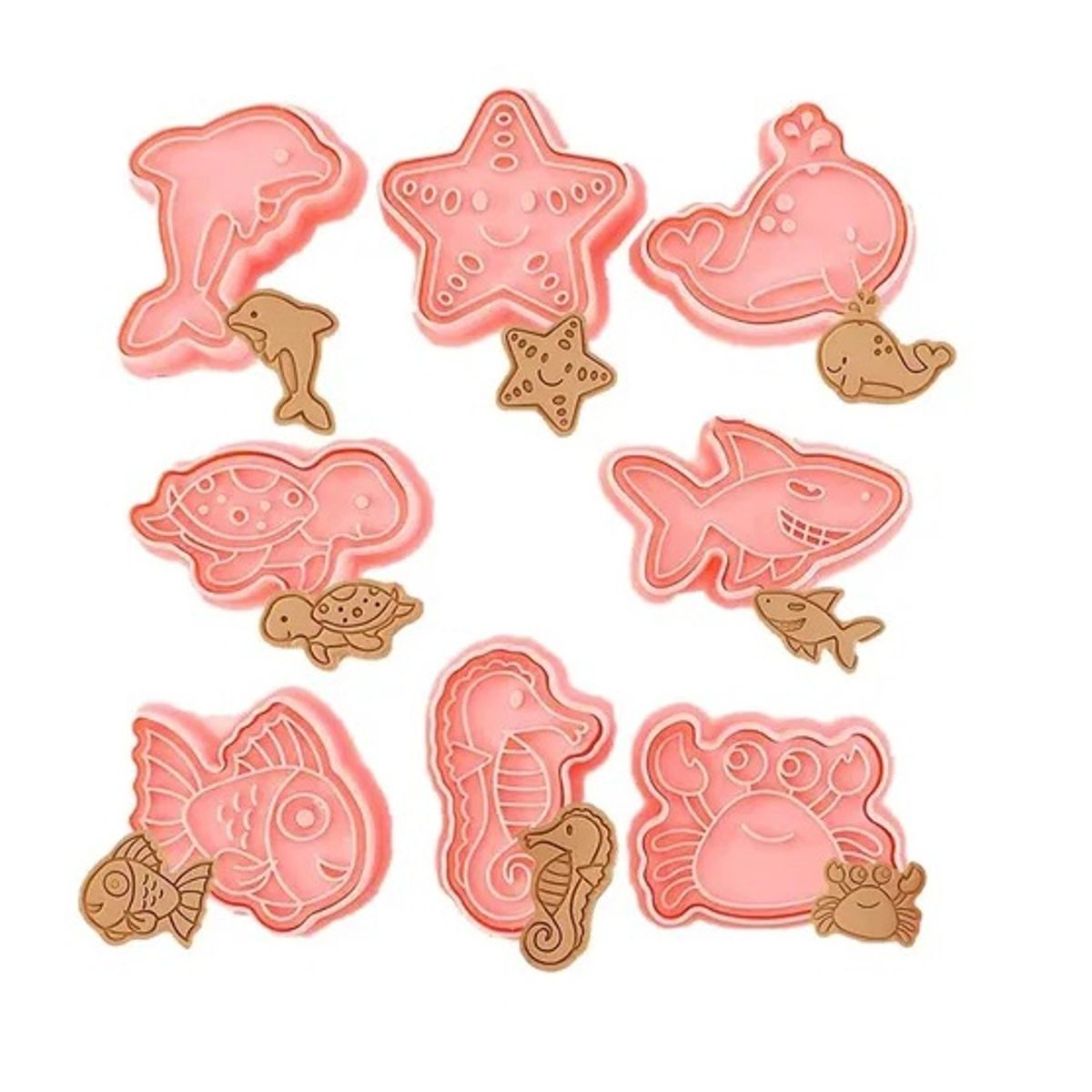 Pasteleria - Moldes Para Galletas Peces Molde Galletas Cortadores Mar