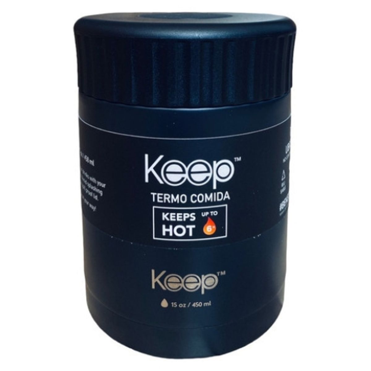 KEEP - Termo de Comida Keep 600 Ml Negro