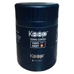 KEEP - Termo de Comida 600 Ml Negro