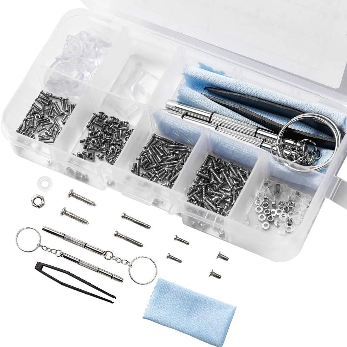 KUANGYE - Kit Herramientas Repuesto Y Reparación De Lentes