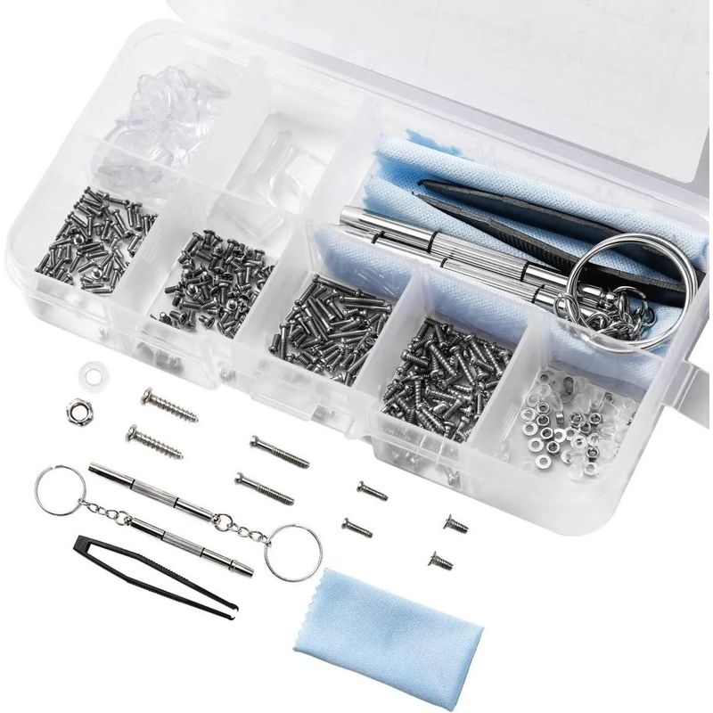 KUANGYE - Kit Herramientas Repuesto Y Reparación De Lentes