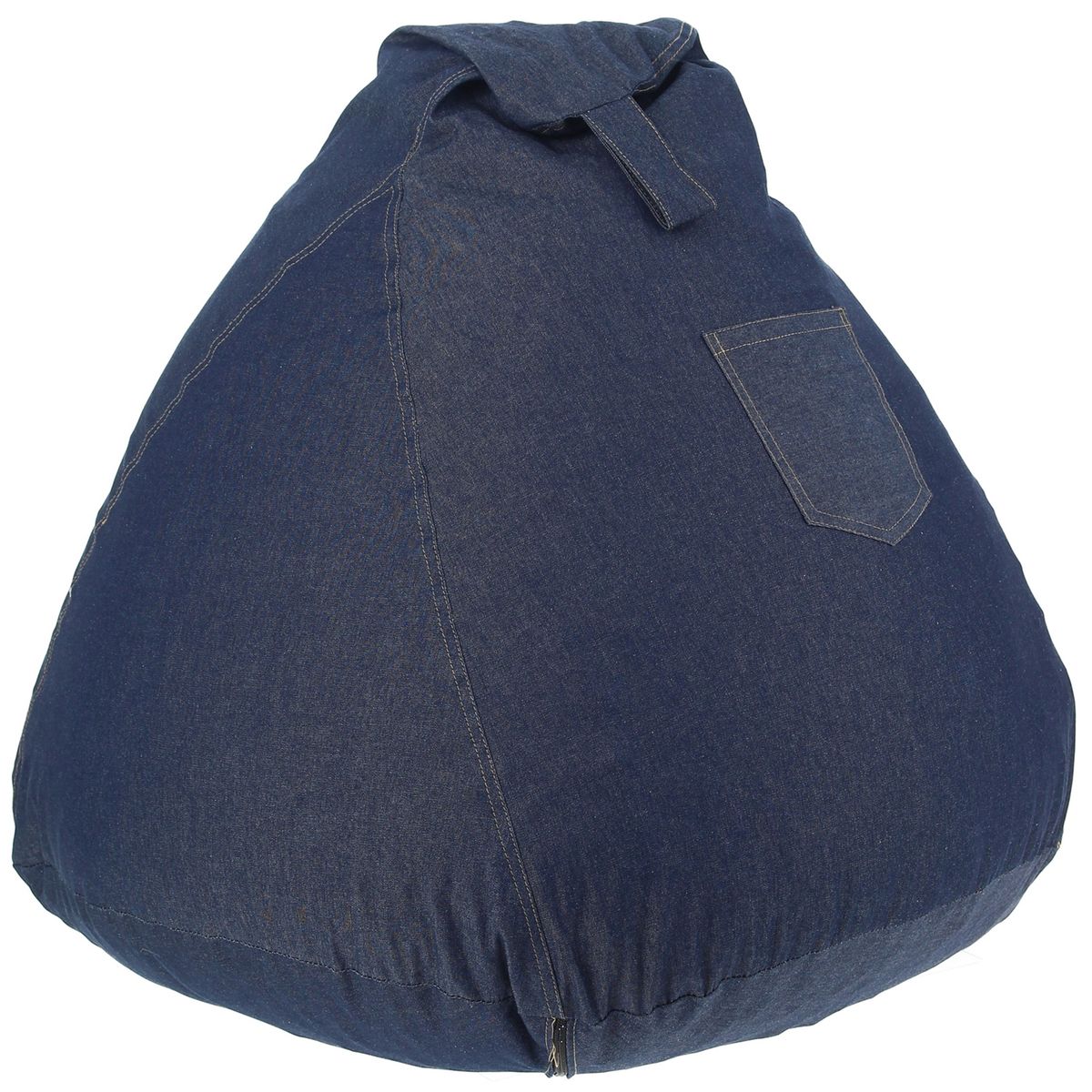 GENERICO - Pouf Pera Jeans 100x120x120 cm Máxima Design