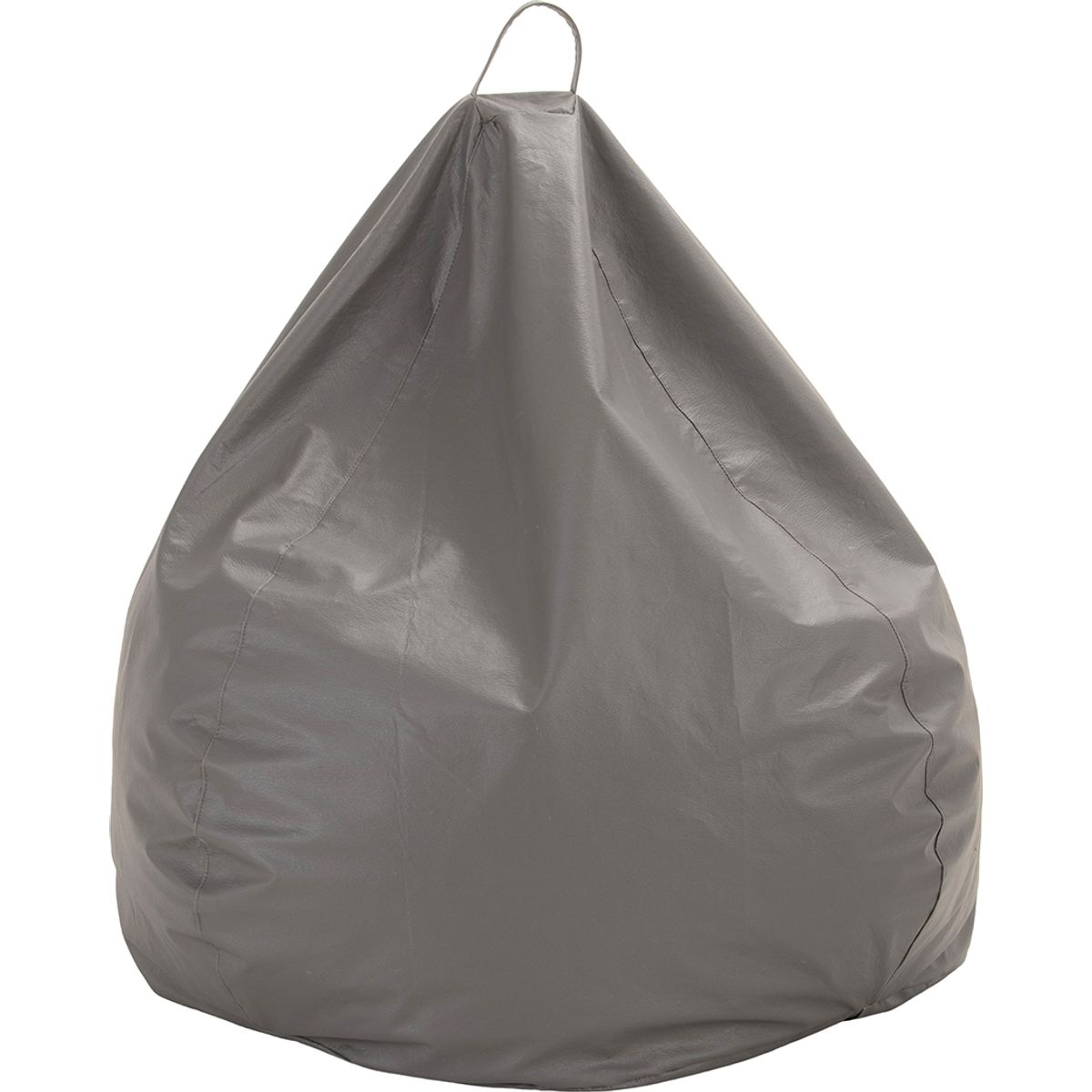 GENERICO - Pouf Pera Gris Eco Cuero 100x120x120 cm Máxima Design