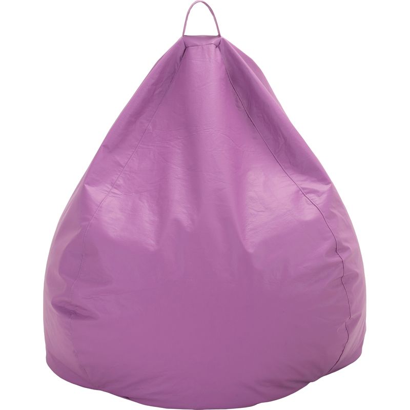 GENERICO - Pouf Pera Lila Eco Cuero 100x120x120 cm Máxima Design