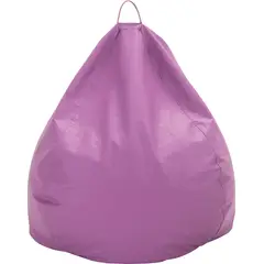 GENERICO - Pouf Pera Lila Eco Cuero 100x80x80 cm Máxima Design
