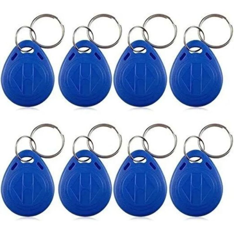 KUANGYE - Pack De 50 Llavero Tag Rfid Azul 125 Khz