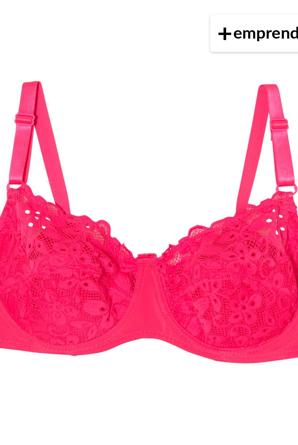 LATINA - Sostén Encaje Rosado