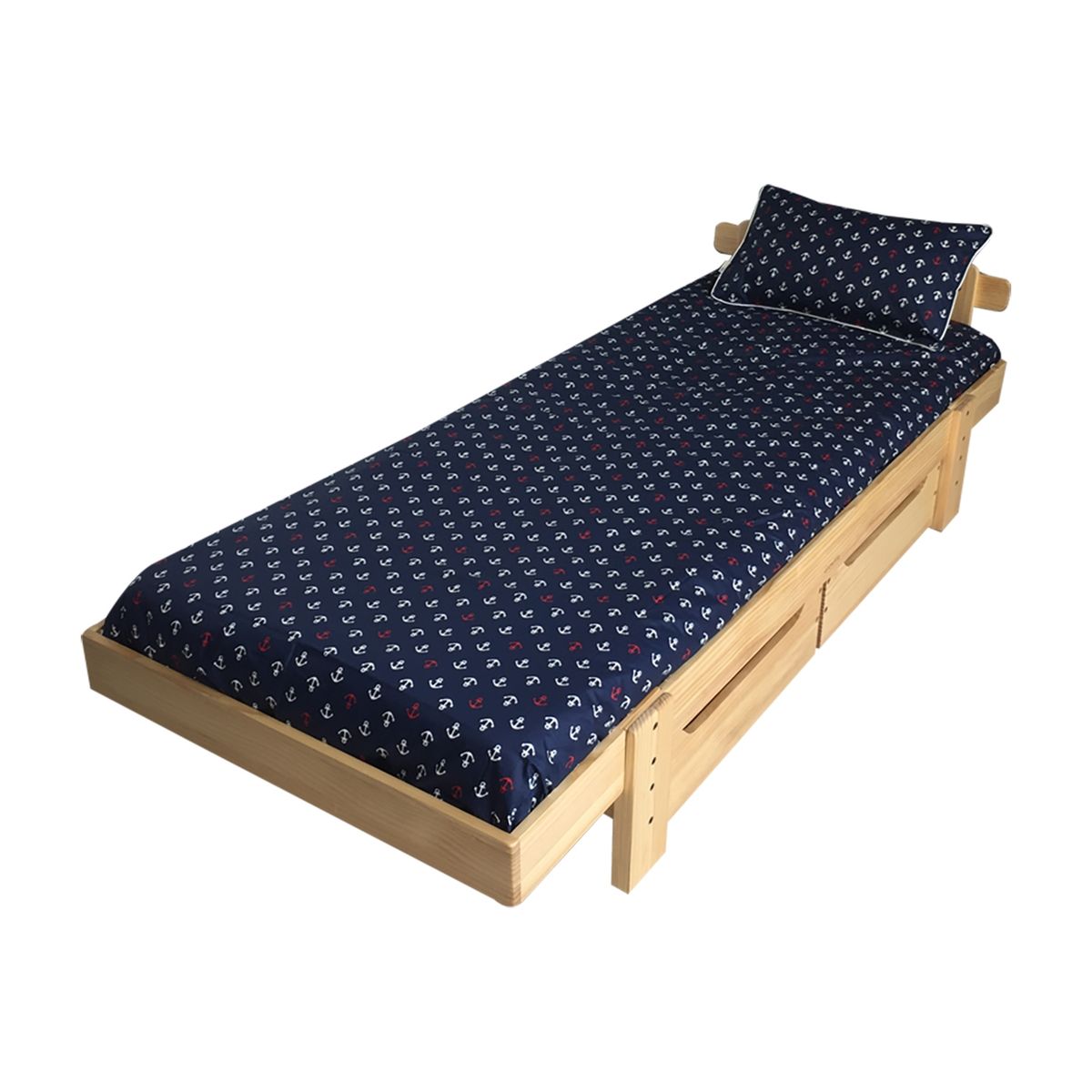 GROWME - Funda de plumón ANCLAS 1 plaza (140x220) cama cubrecamas Algodón