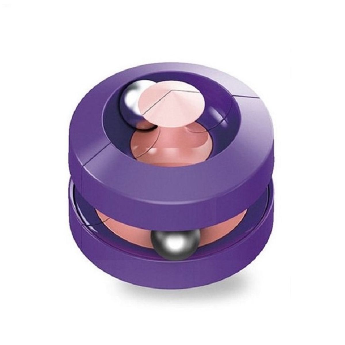 PANGUI TOYS - Juguete Antiestrés Bead Orbit Fidget Toy Color Morado