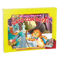 LATINBOOKS - Mis cuentos clásicos en 3D - El Gato con botas Pop up