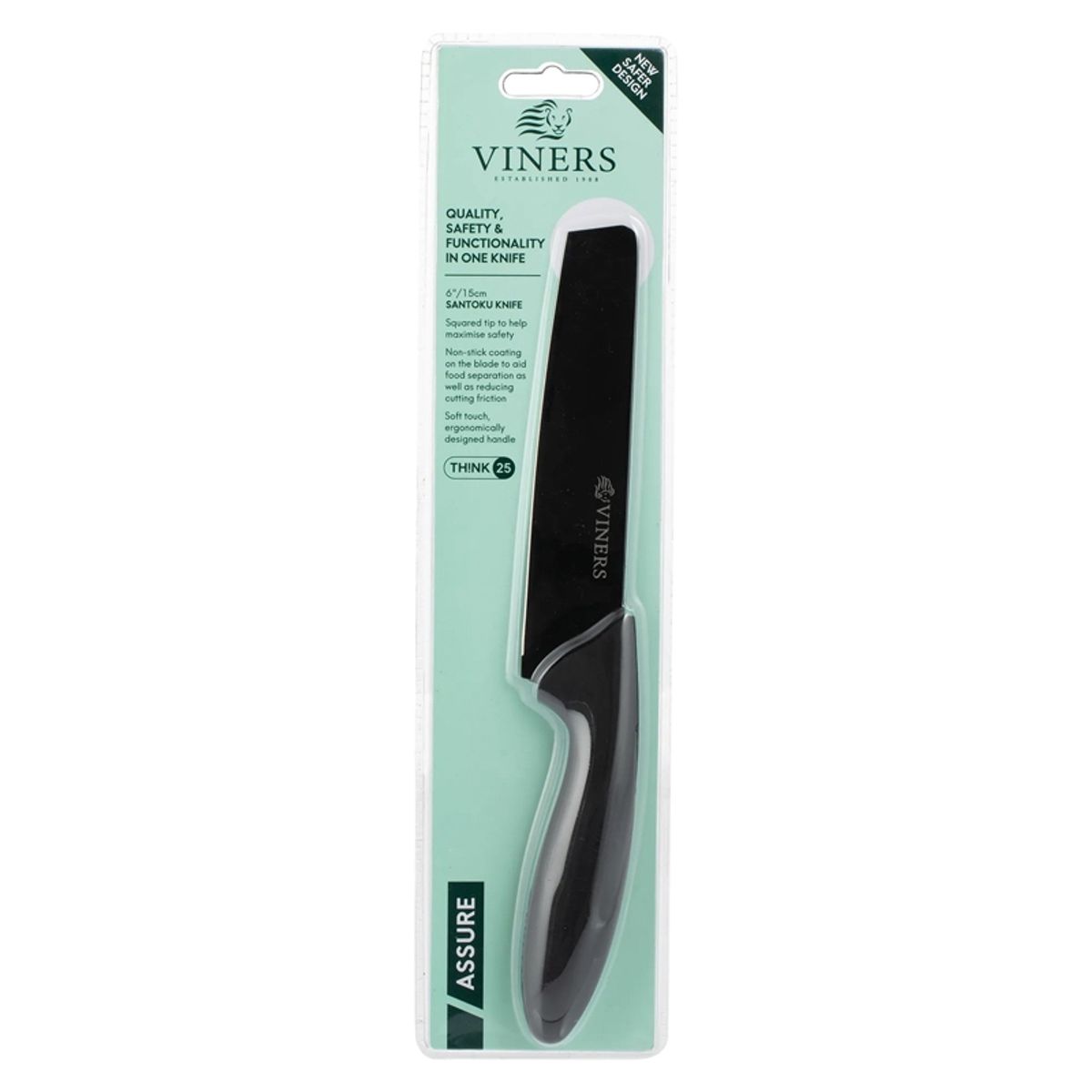 VINERS - Cuchillo Santoku Assure 15 cms
