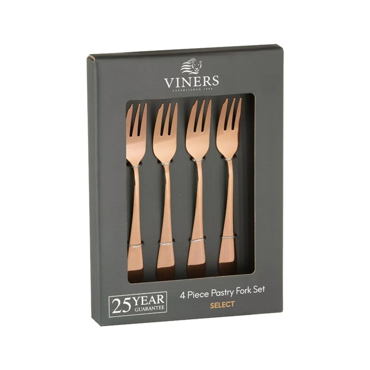 VINERS - Set 4 Tenedores Select Copper