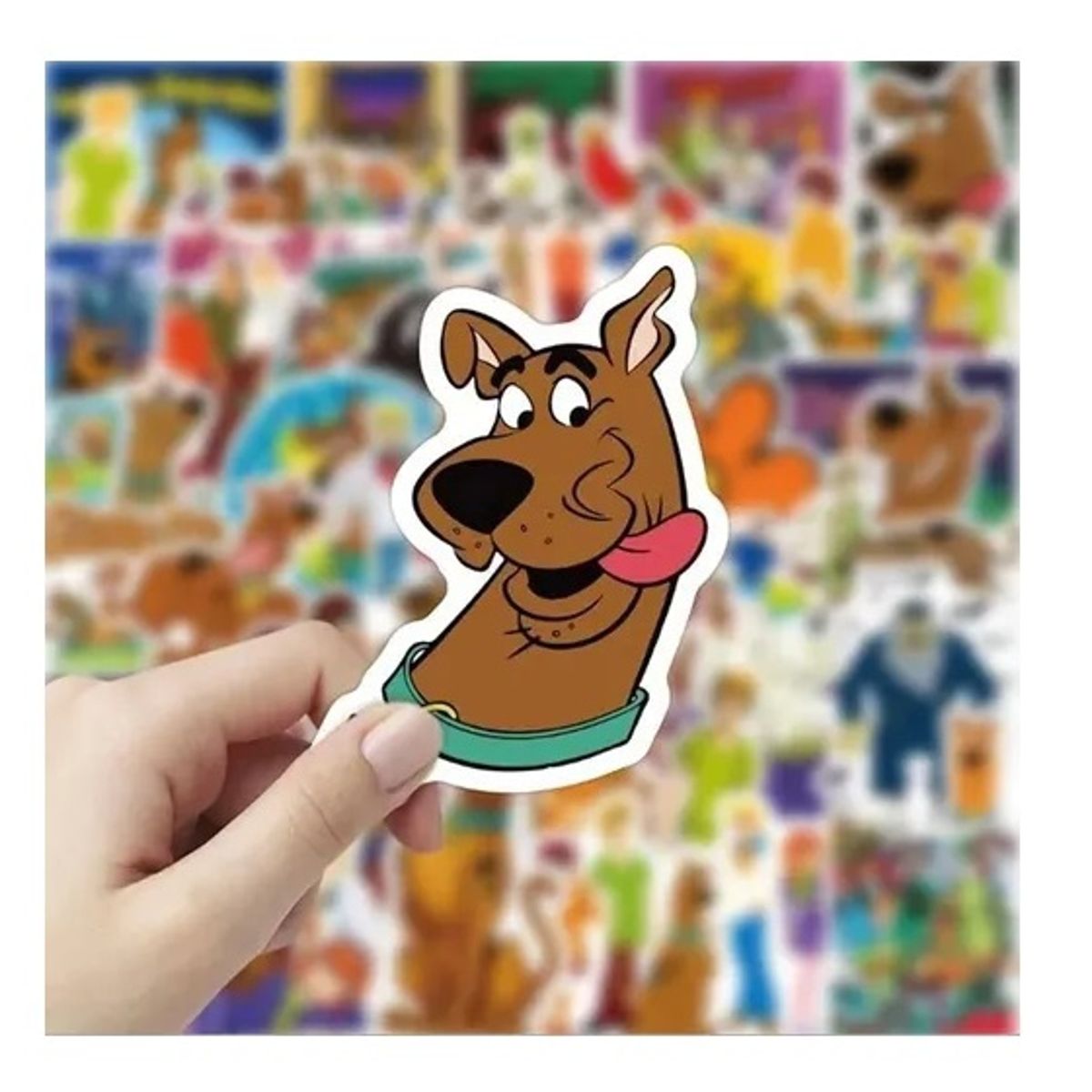 GARSIL - 50 Stickers Scooby Doo - Etiquetas Autoadhesivas