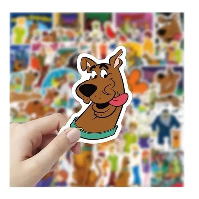 GARSIL - 50 Stickers Scooby Doo - Etiquetas Autoadhesivas
