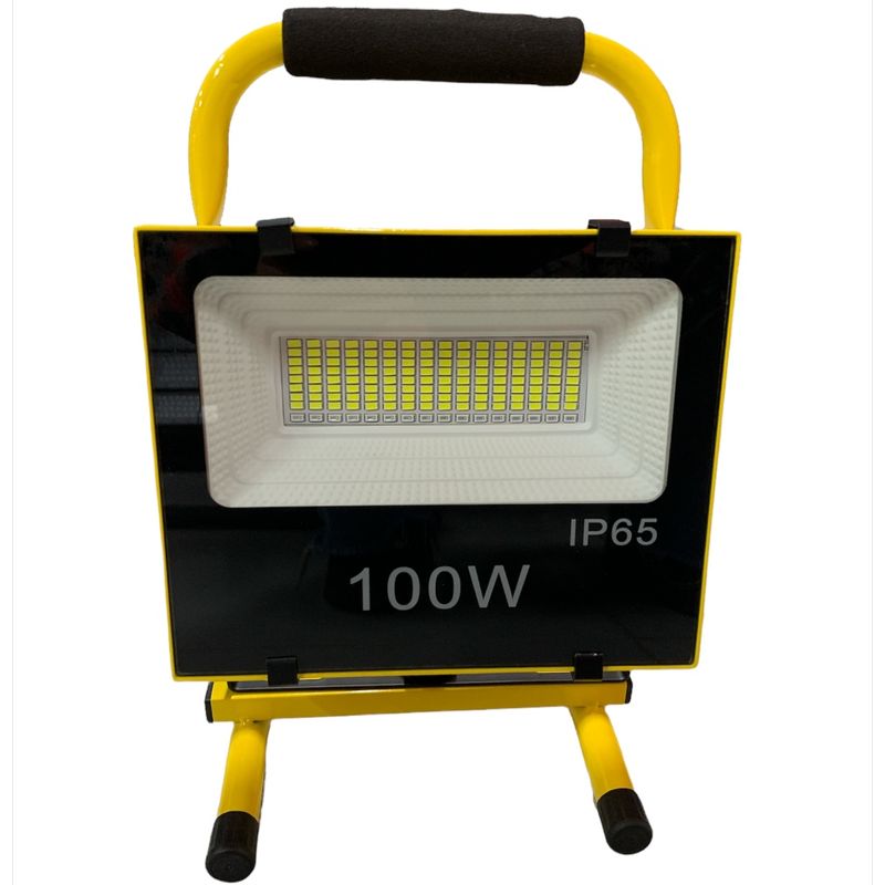 GENERICO - Foco 100W Recargable de Emergencia  Baliza