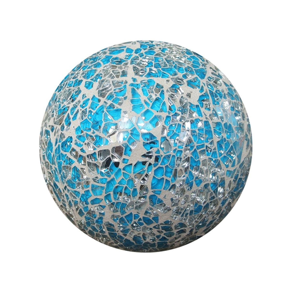 MSA MUEBLES SANTA ANA - ESFERA DECORATIVA CELESTE (10 x 10 cm)