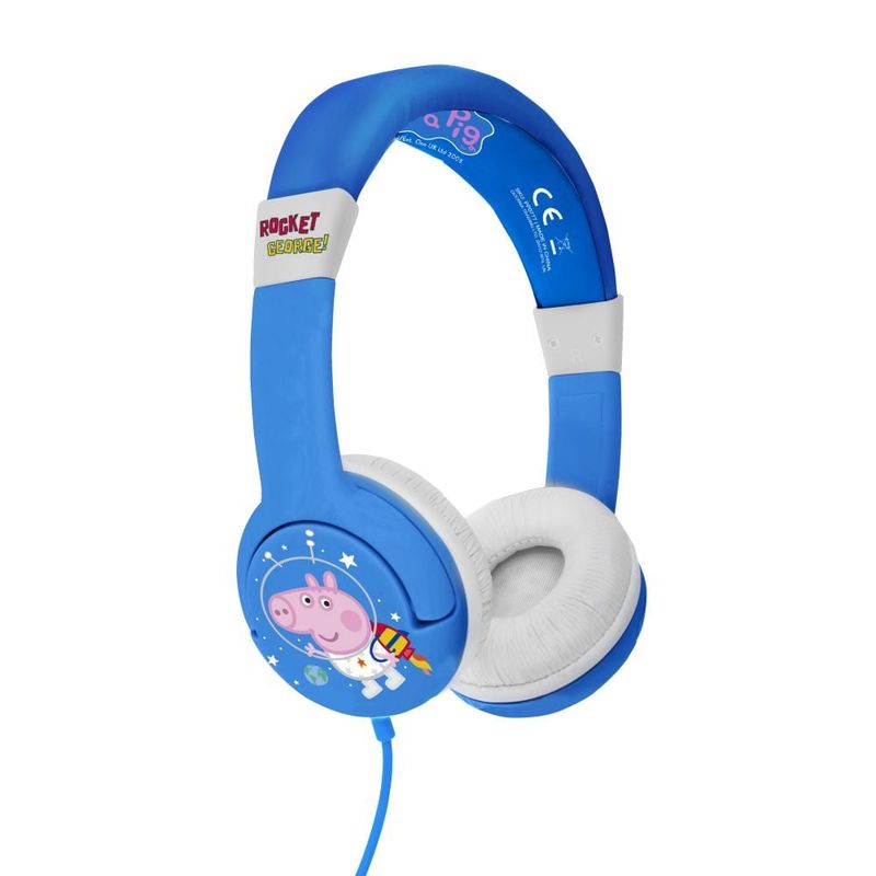 OTL TECHNOLOGIES - OTL AURICULARES OVER HEAD NIÑOS PEPPA PIG - GEORGE ROCKET
