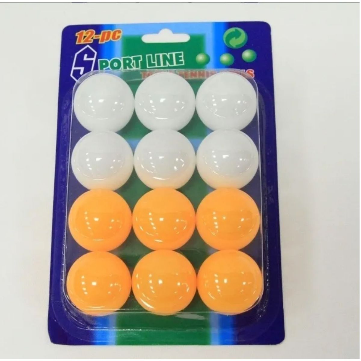 GENERICO - Pelota De Pin-pon Mesa Tenis Balls Blancas Y Naranja 12 Und