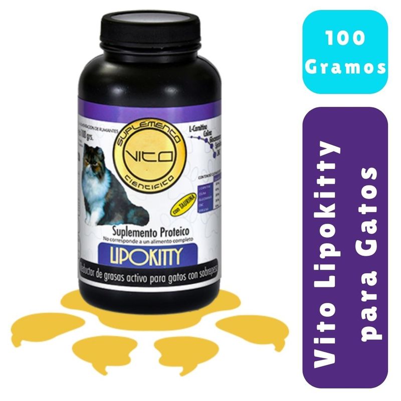 VITO - Vito Lipokitty para Gato - Suplemento Proteíco 100gr