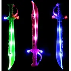 GENERICO - Espada Led Luminosa Y Con Sonidos 38 Cms Juego Niños