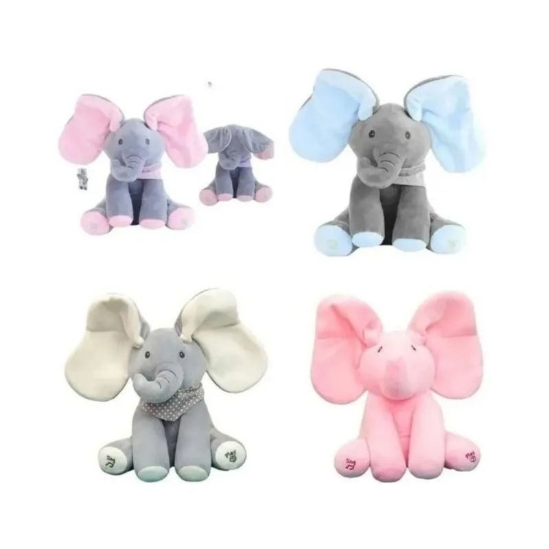 GENERICO - Elefante De Apego Hermoso Musical Peek A Boo Infantil