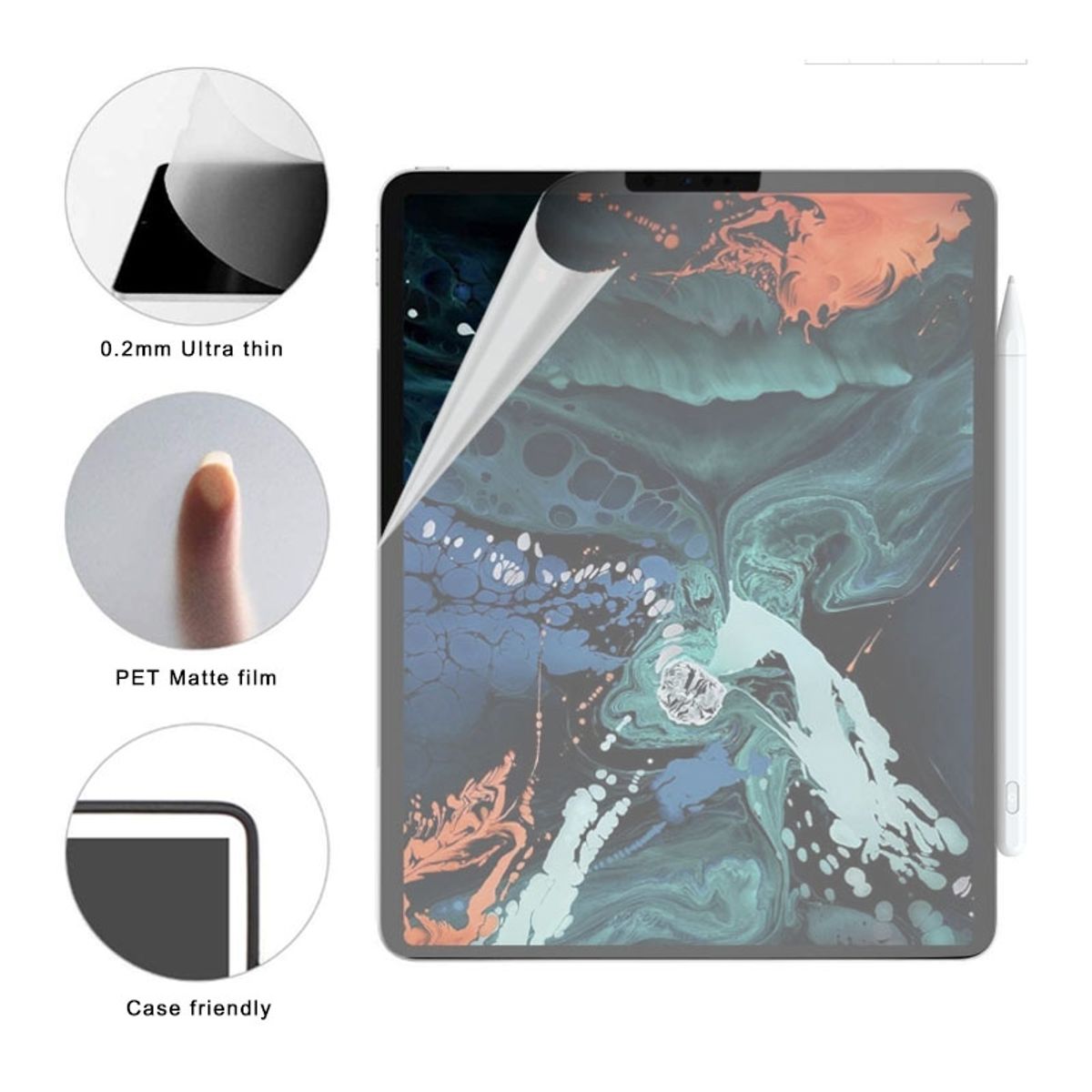 GENERICO - Mica Sensación Papel Para iPad Air 4 y 5 (10.9)