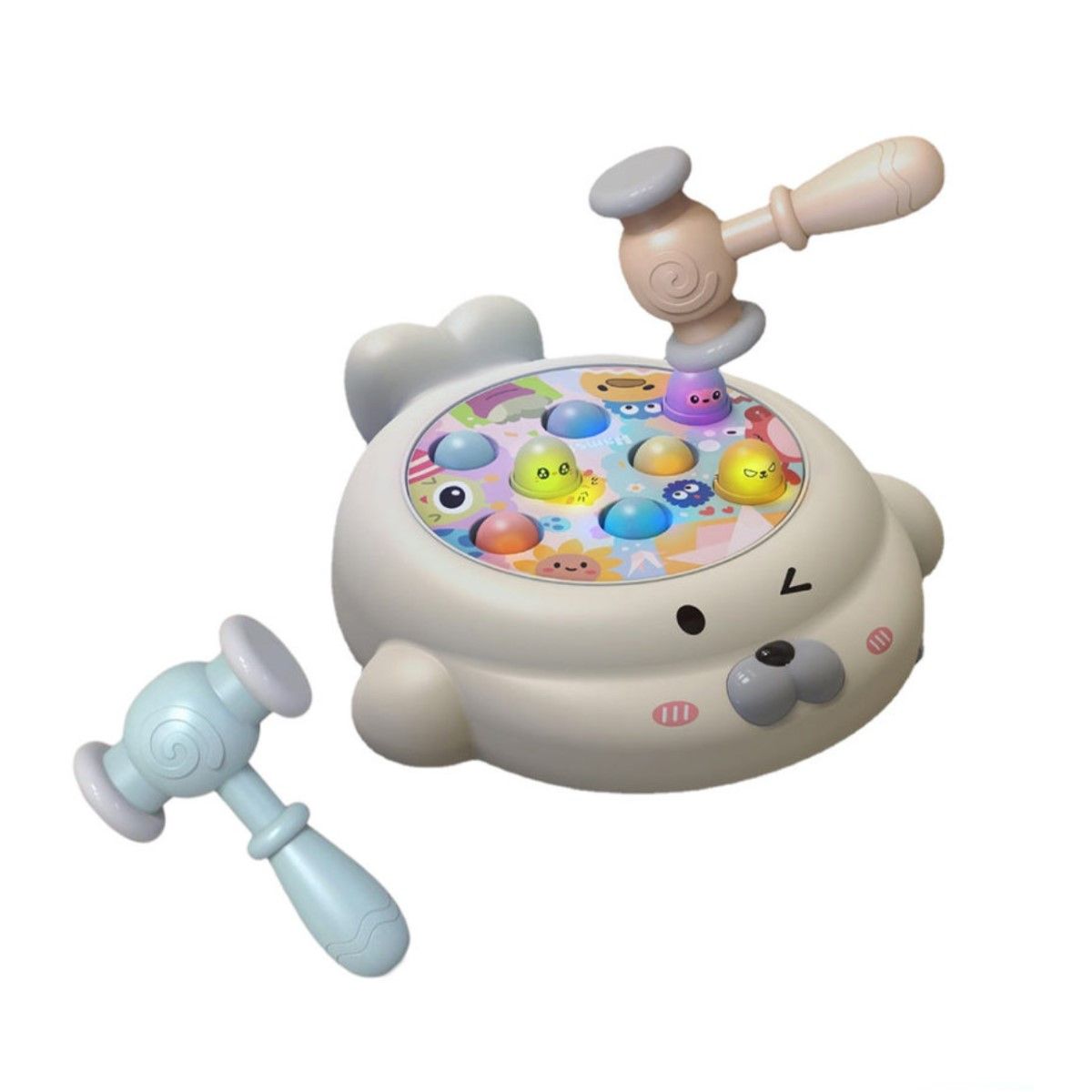 MUNDO ONLINE - Juguete Bebe Didactico Interactivo Foca Martillo Luz Sonido